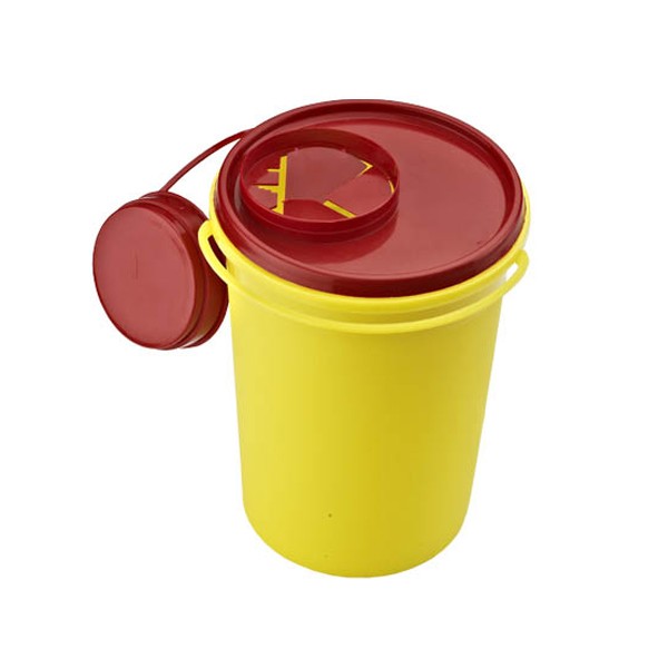 Medical Yellow/Red 1.5L Sharps Container Sharp Waste Box